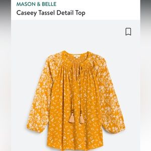 Stitch Fix exclusive - Mason & Belle tassel top